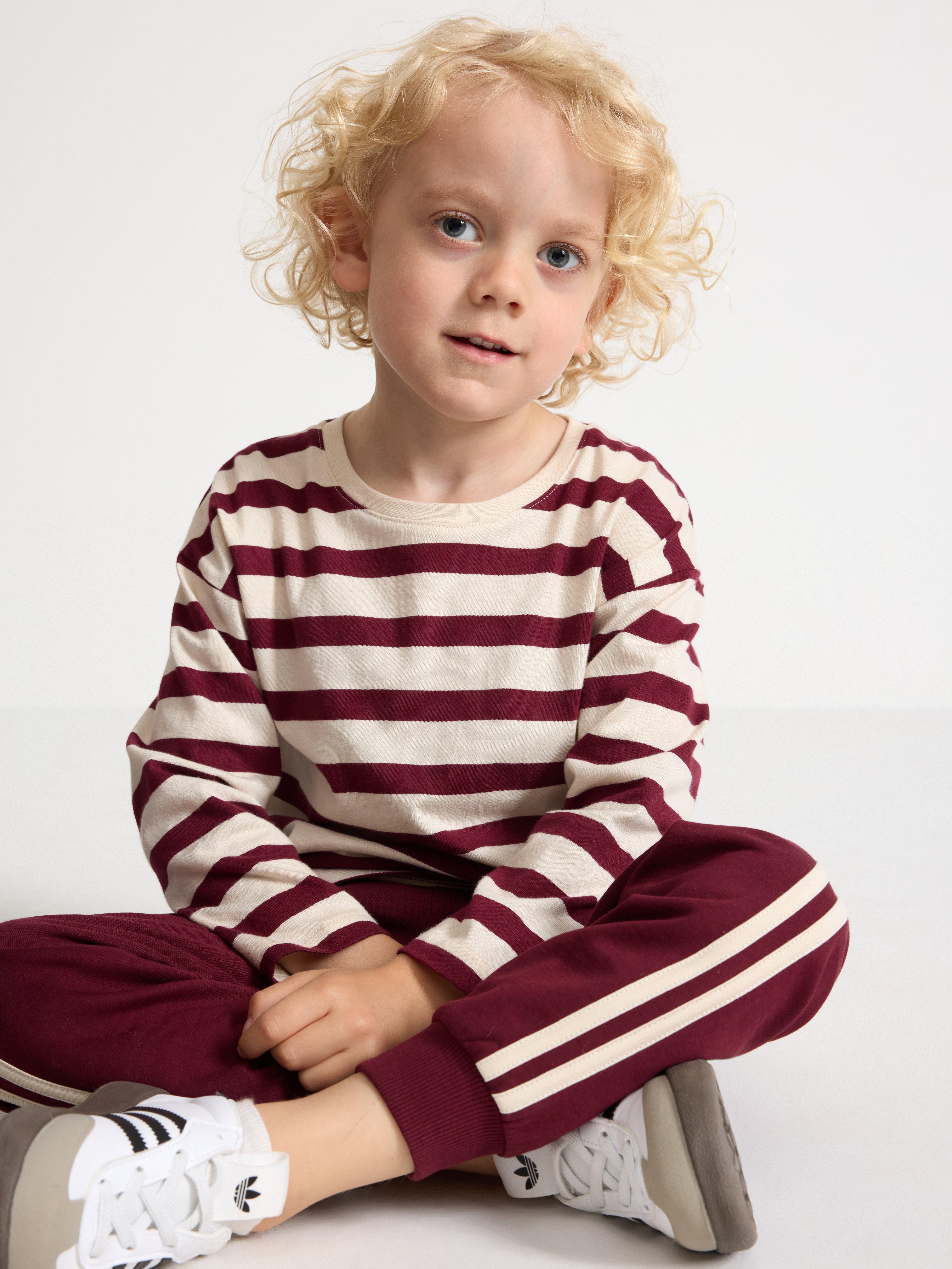 Långärmad topp Dk dusty red