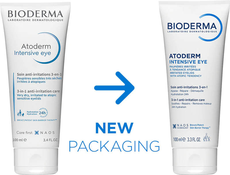 Bioderma Atoderm Intensive: Cuidado calmante para pálpebras irritadas.