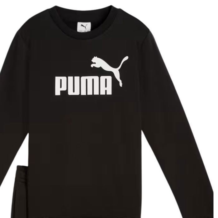 Chándal infantil Puma Essentials No. 1 Logo, color negro, 689721-01