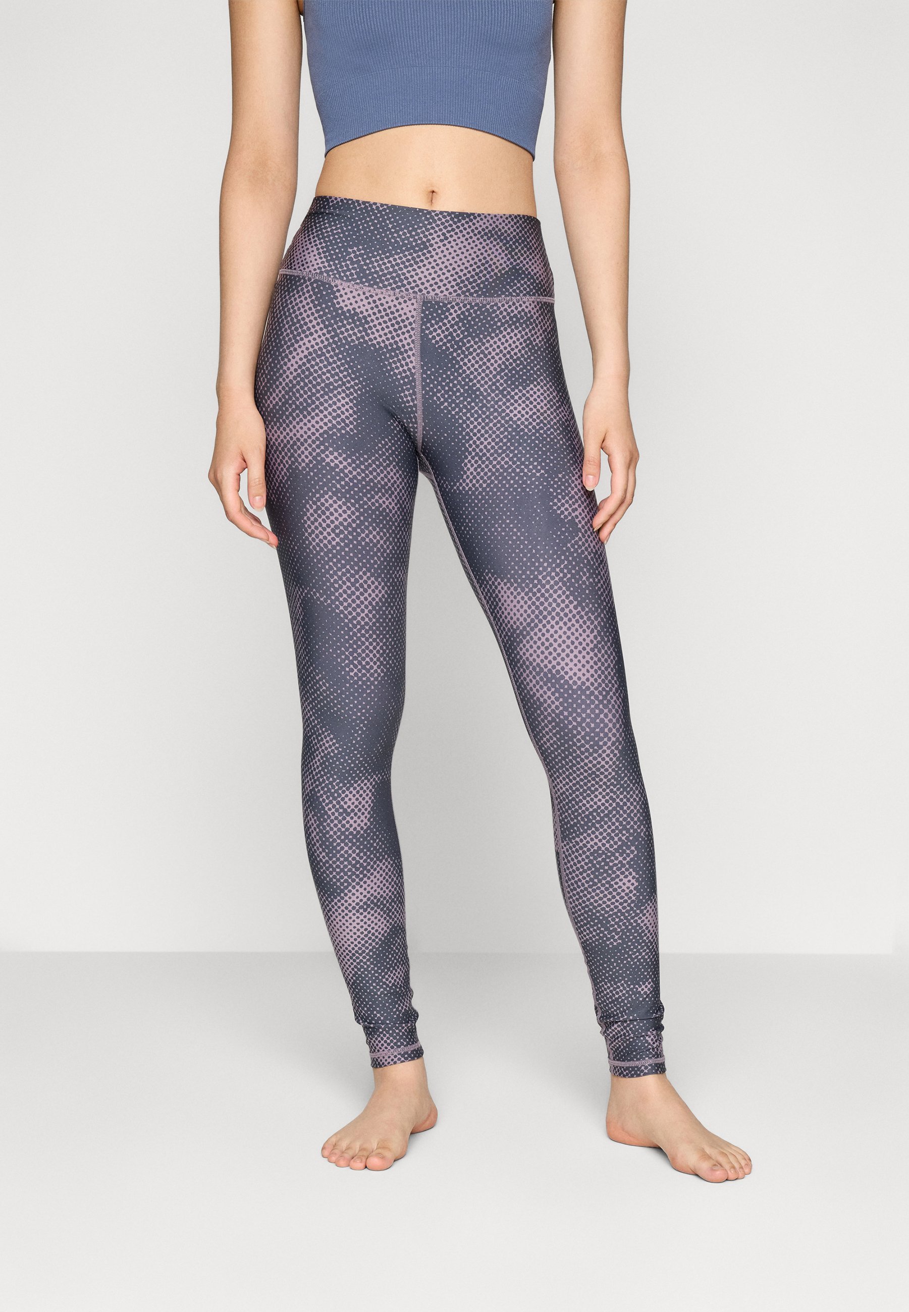 ALLEEN Play JAM-2-ROSE LIFE HW AOP TRAIN TIGHTS - Leggings - turbulentie/grijze richel
