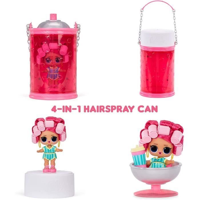 Muñeca sorpresa - LOL Surprise - Serie Hairgoals 2 - 15 sorpresas - Cabello real - Accesorios para el cabello