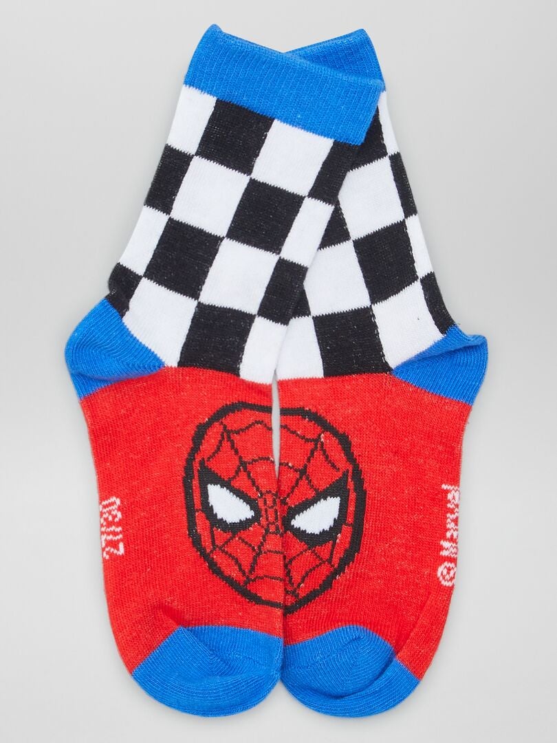 Conjunto de calcetines de Spider-Man - 3 pares - AZUL