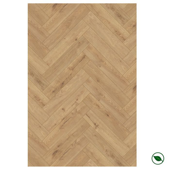 Suelo laminado en espiga – 8 mm – caja de 11 lamas – 0,87 m² – Roble Sundance K326 – PEFC 70% FORESTEA Dimensiones: 630 mm x 126