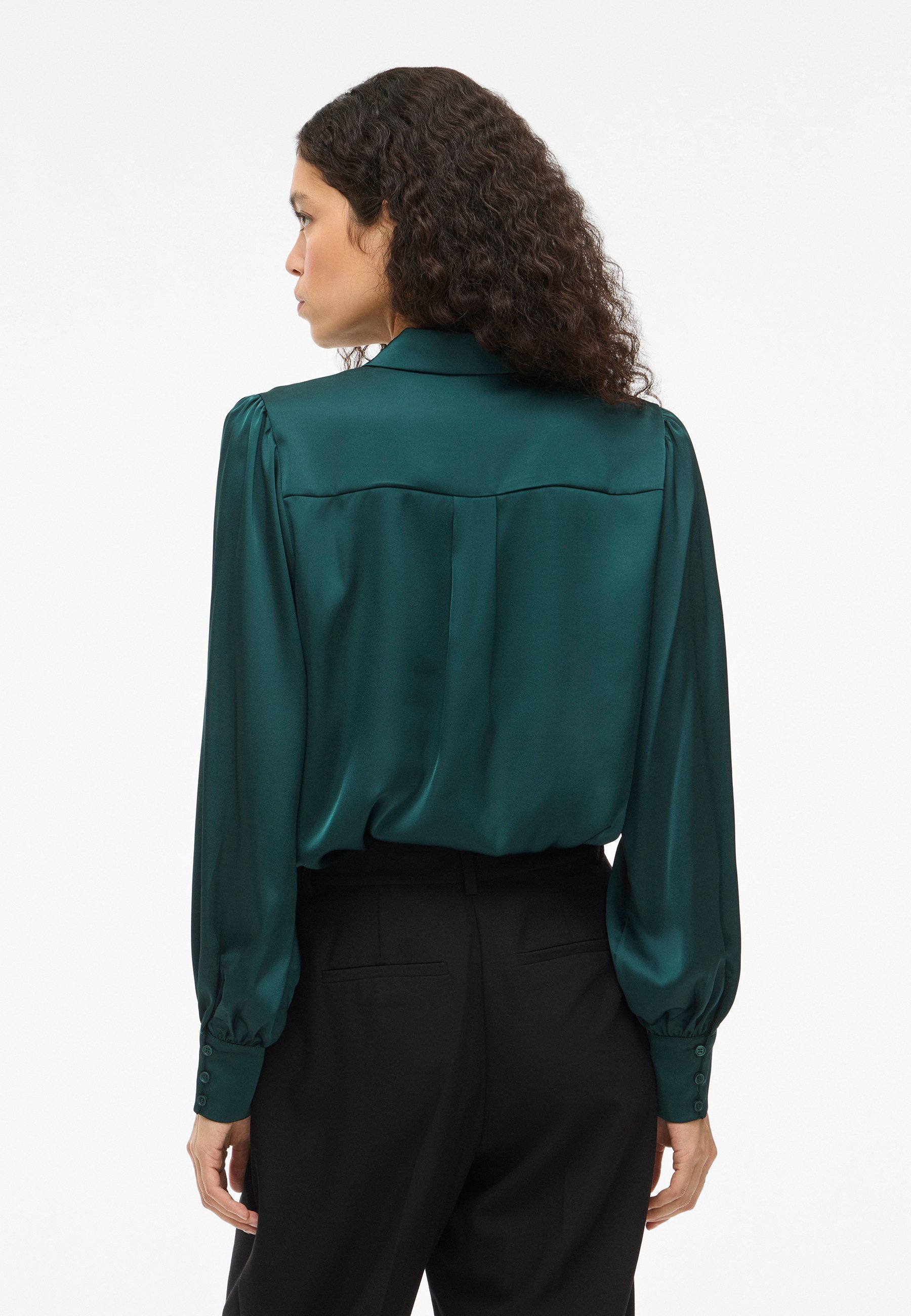 VILA VIENNA RAVENNA BALLOON NOOS - Bluse mit Knopfleiste - Kiefernholz