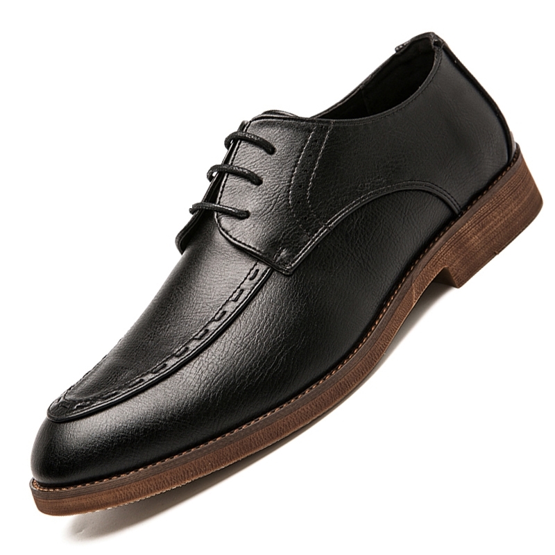 Scarpe da uomo in pelle Oxford in PU, scarpe eleganti da uomo, scarpe basse da lavoro, scarpe da banchetto/matrimonio traspiranti da uomo, mocassini da ufficio