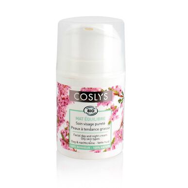 Coslys Mat Équilibre Soin Visage Pureté Rebalancing Matifying Cream rasvaiselle iholle 50ml 50ml