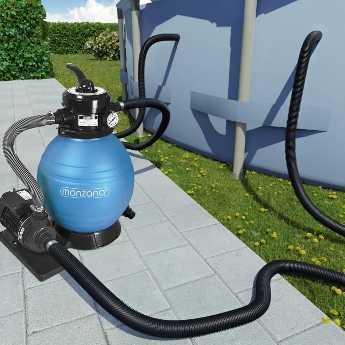Tuyau de piscine 14m Ø32mm noir flexible avec manchons de séparation tuyau pour pompe tuyau eau arrosage bassin