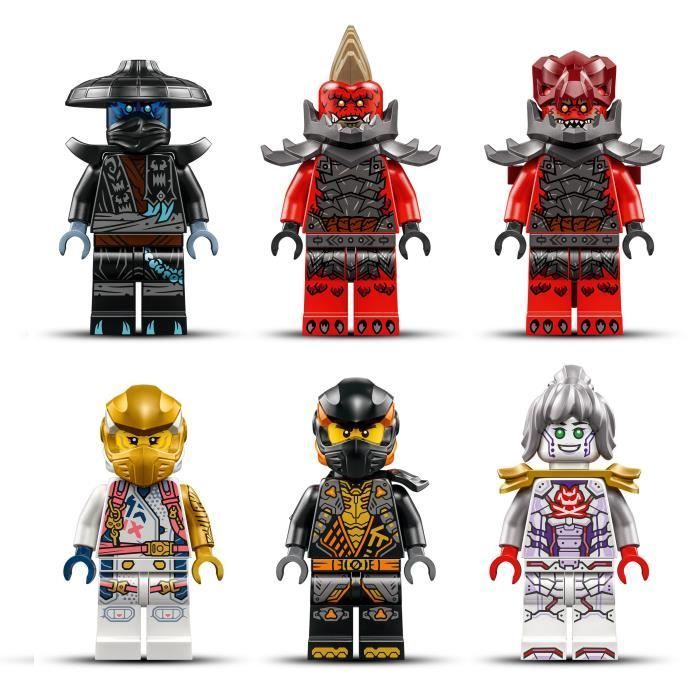 LEGO NINJAGO 71834 Mech Ultra Combo di Zane - Set di costruzioni 4 in 1 per bambini dai 9 anni in su