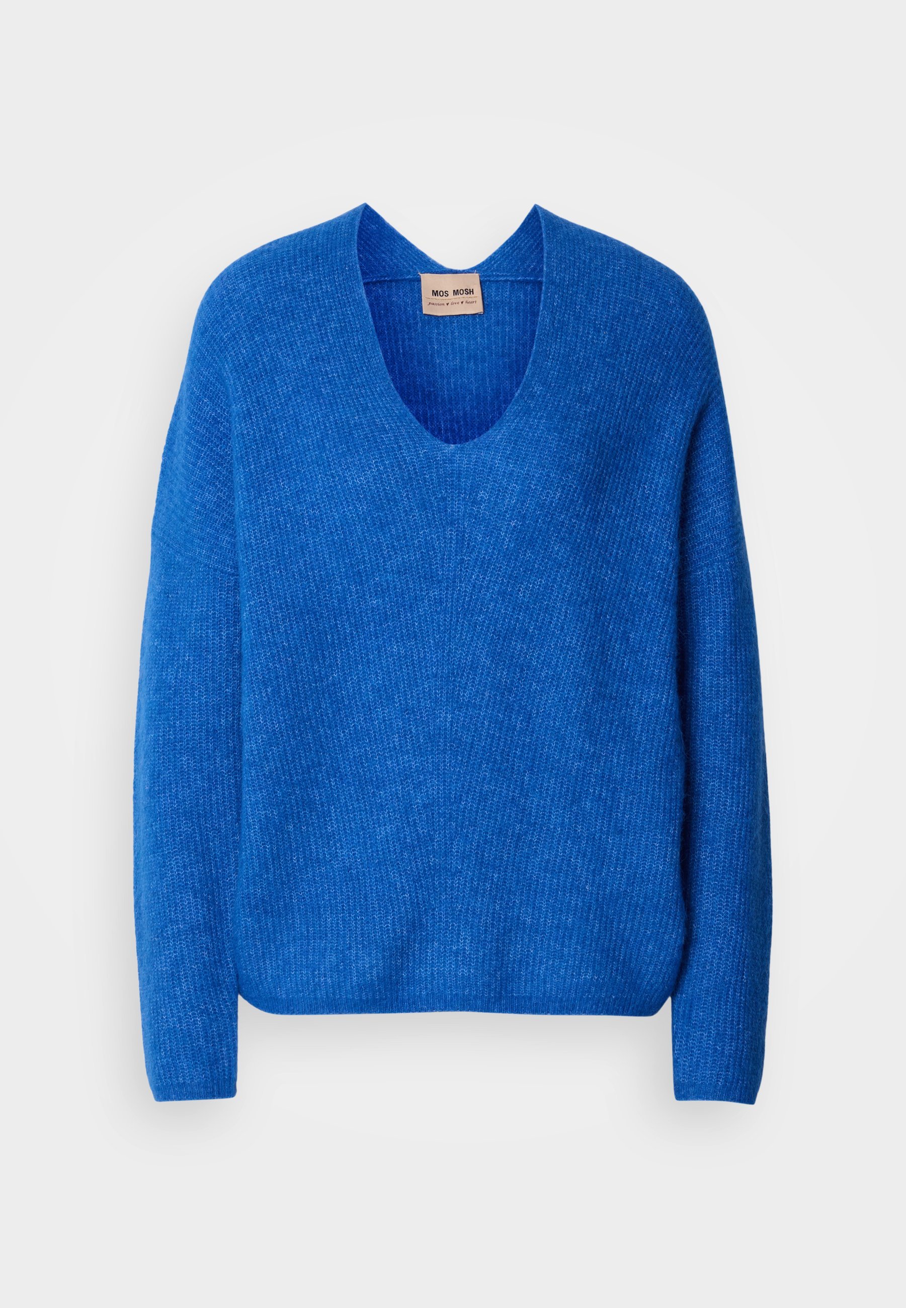 Mos Mosh THORA V-NECK - Svetr - blue lolite