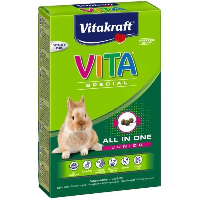 VITAKRAFT Vita Special - Para conejos jóvenes - 600 g