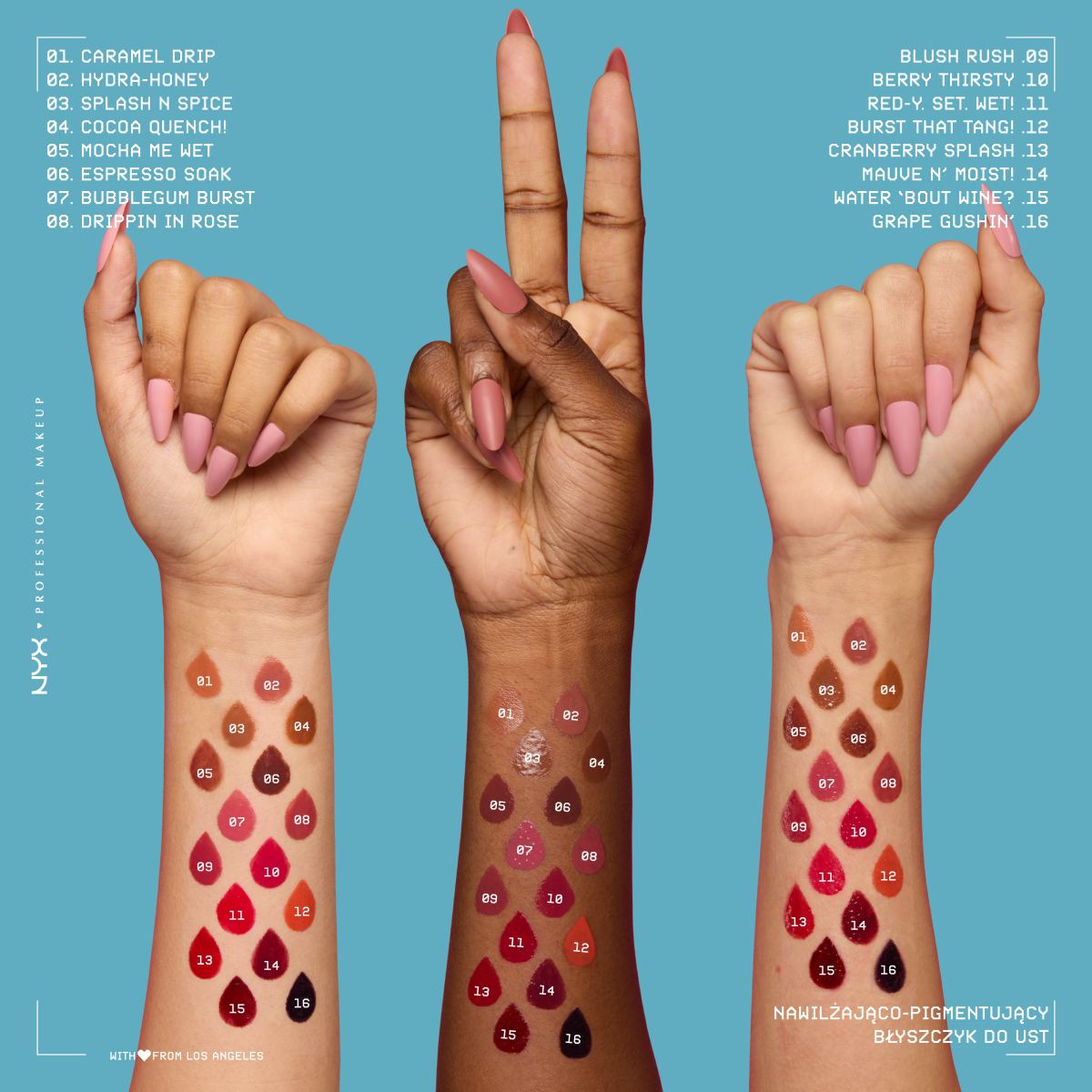 NYX Professional Makeup Lip IV Hydrating Gloss Stain -huulipuna