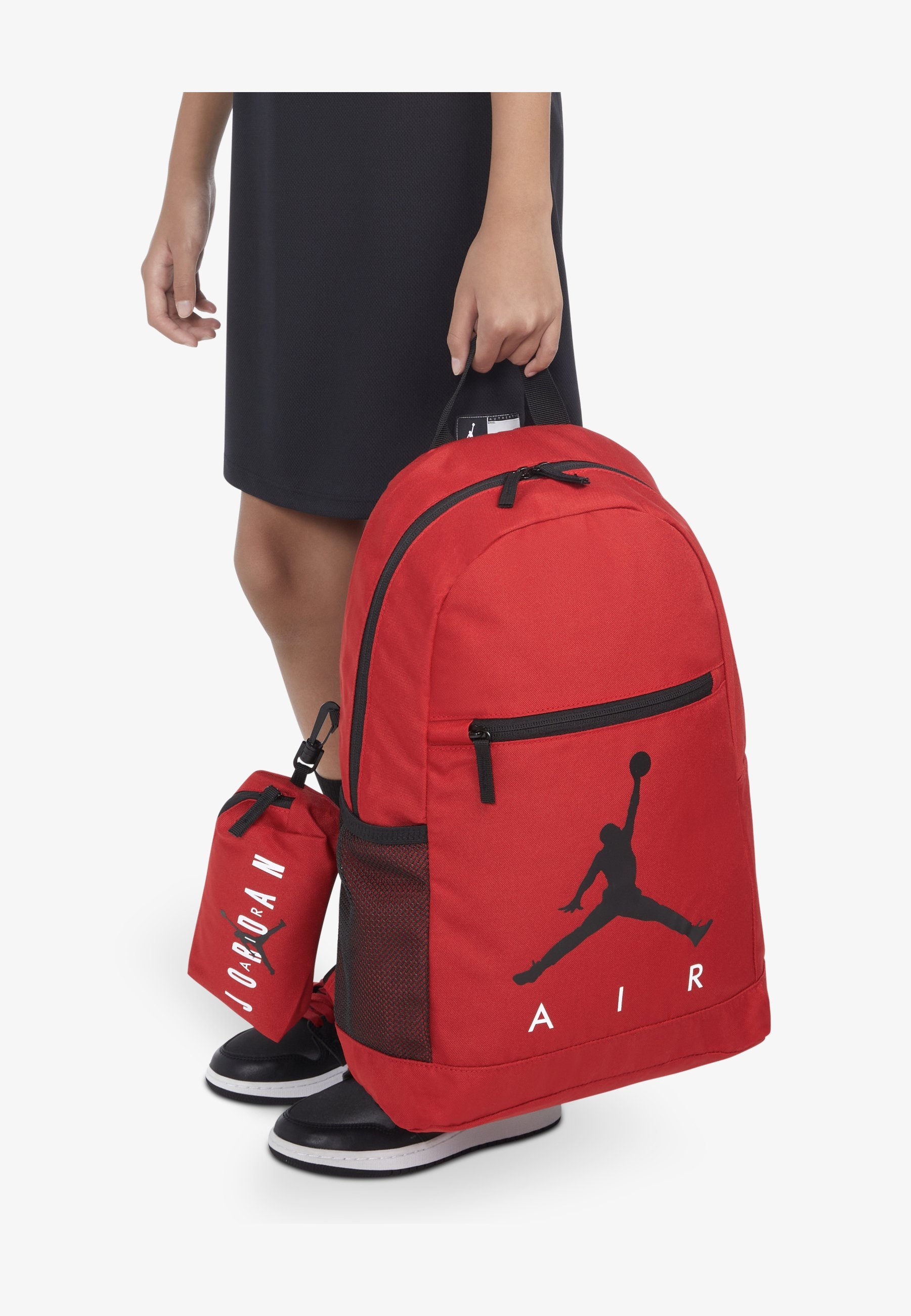 Jordan AIR SCHOOL BACKPACK UNISEX SET - Pennenbakje - gymrood