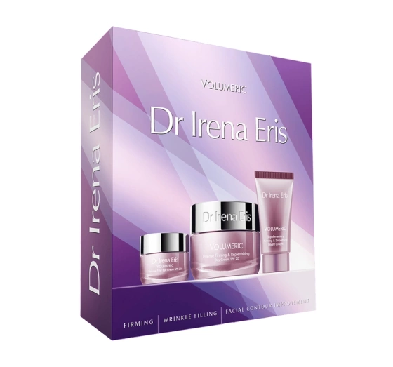 Dr Irena Eris Volumeric zestaw krem na dzień 50 ml   serum na noc 30 ml   krem pod oczy 15 ml