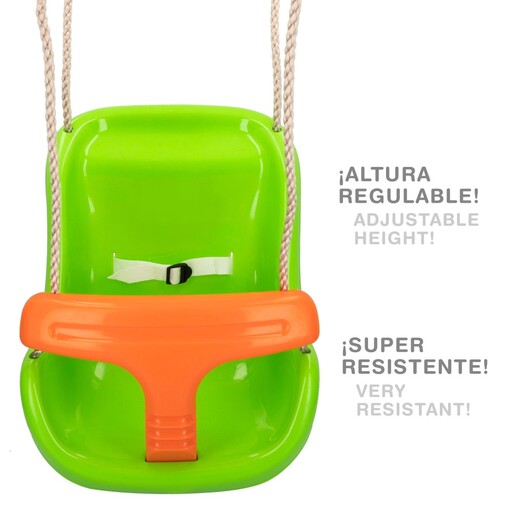  Īpaši izturīgas bērnu šūpoles ar regulējamu jostu no CB Toys