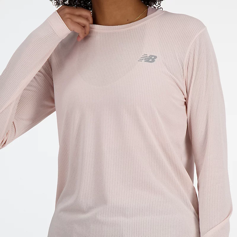 Femme Athletics Langarm-T-Shirt - ROSE QUARTZ MELANGE