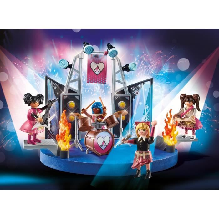 PLAYMOBIL 71042 Groupe de rock, Promo pack musiciens, City Life L'école, Dès 4 ans