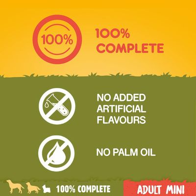 Pedigree Adult Small Breed -täysjyväruoka kanaa ja vihanneksia