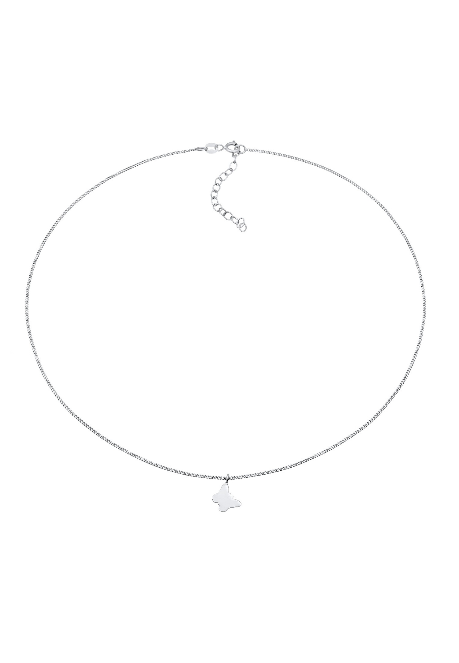 Elli Femmes choker papillon pendentif basique en argent sterling 925