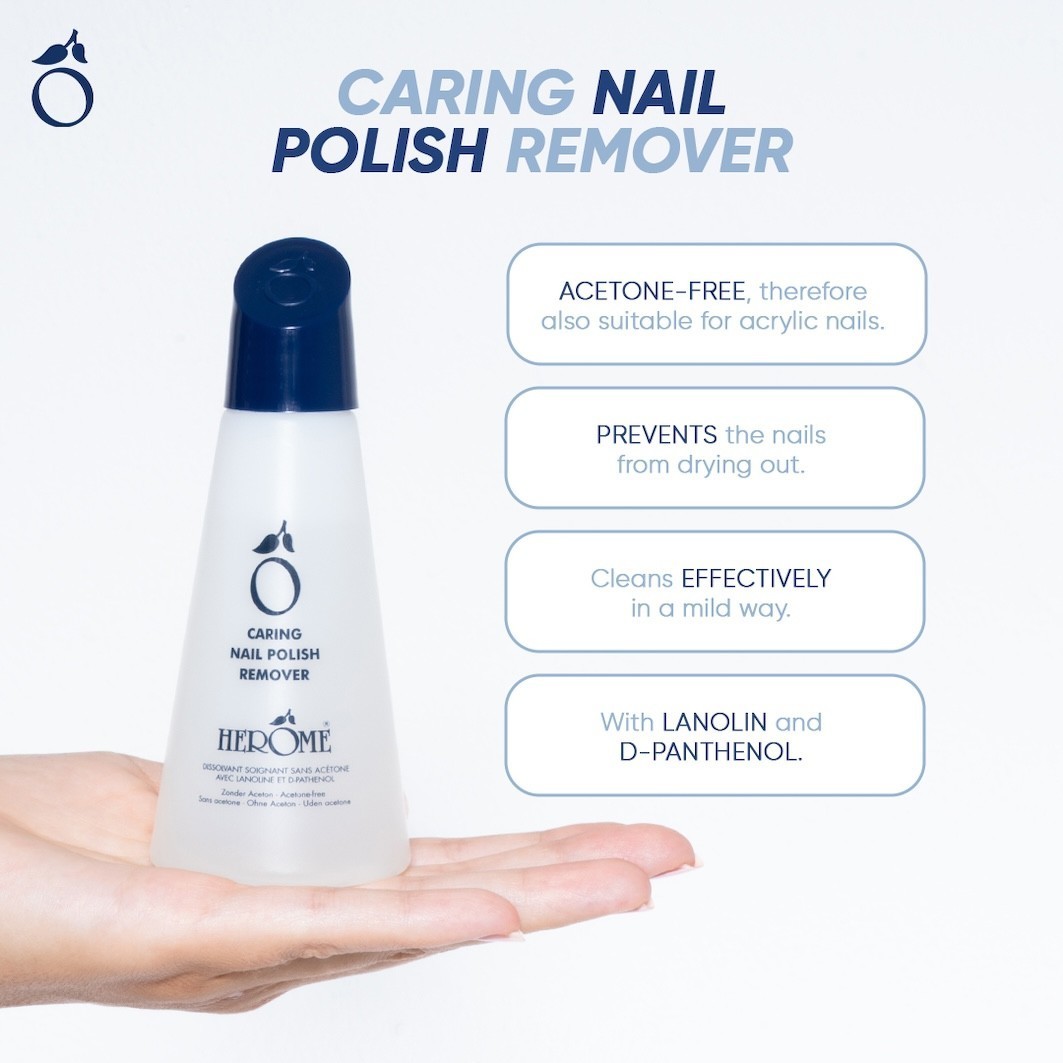 Herome Cosmetics sredstvo za skidanje laka za nokte za njegu ruku - 120 ml