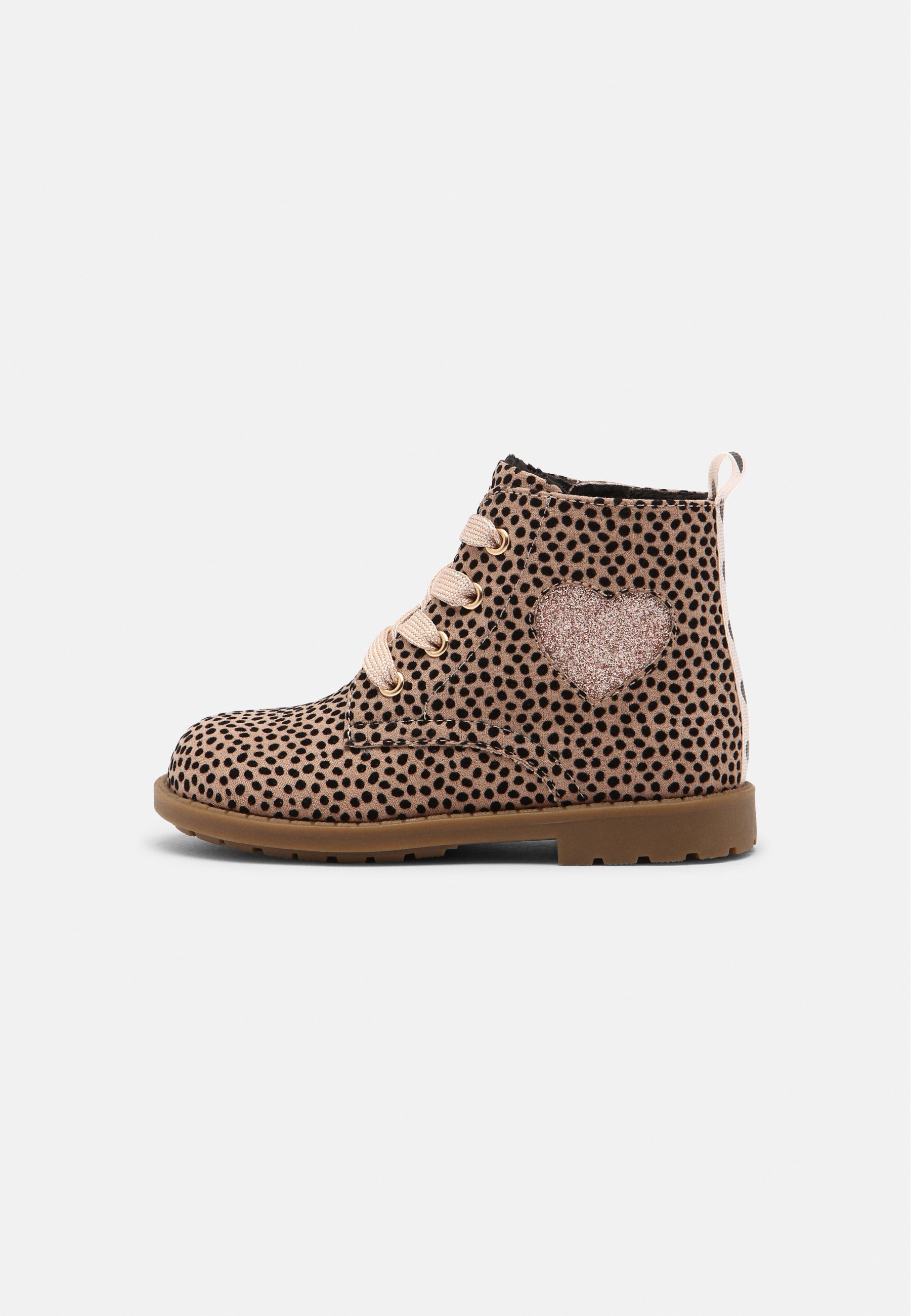 Stivaletti stringati Friboo - rosa