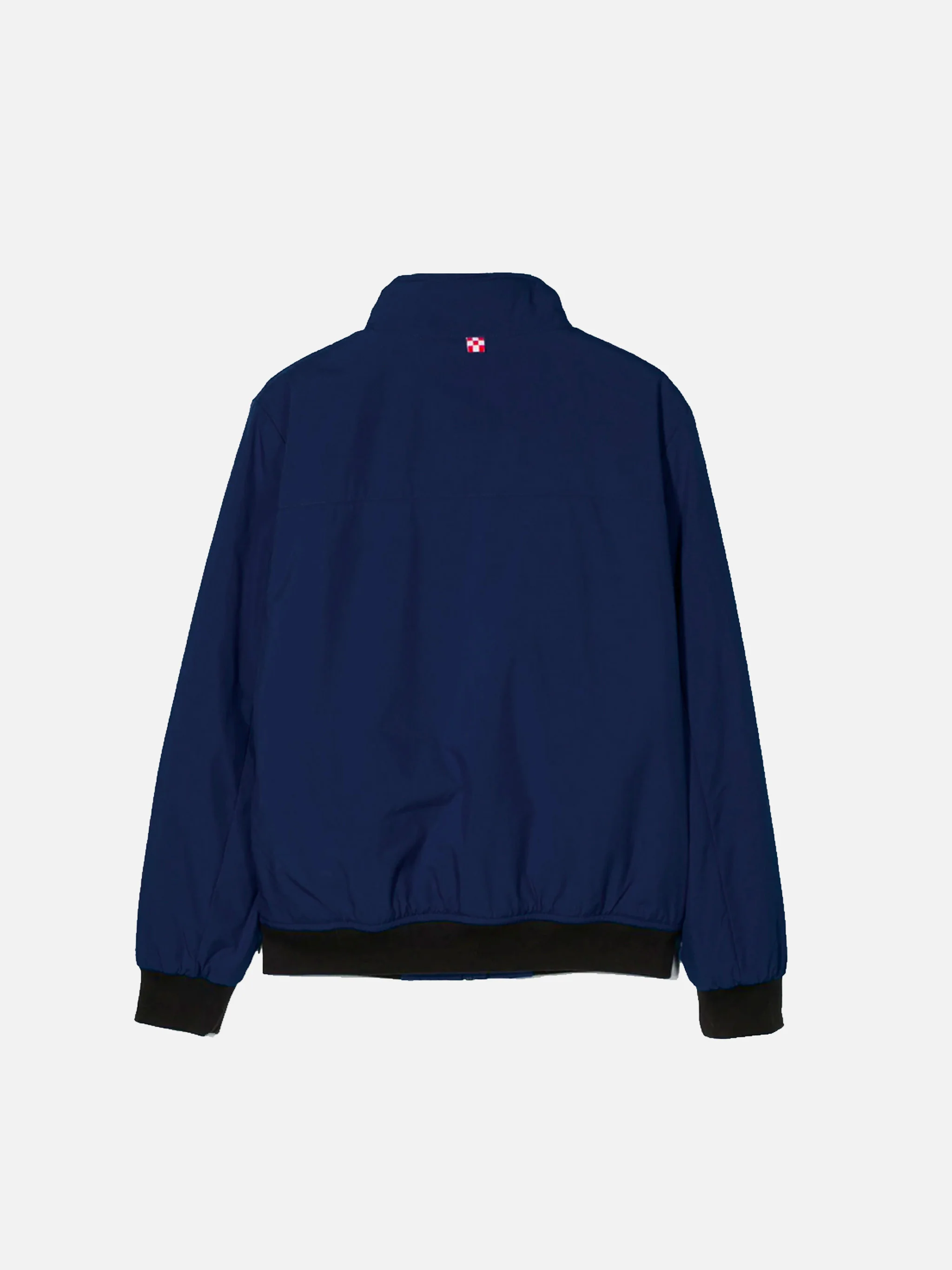 Chaqueta bomber azul para niños con forro de piel.