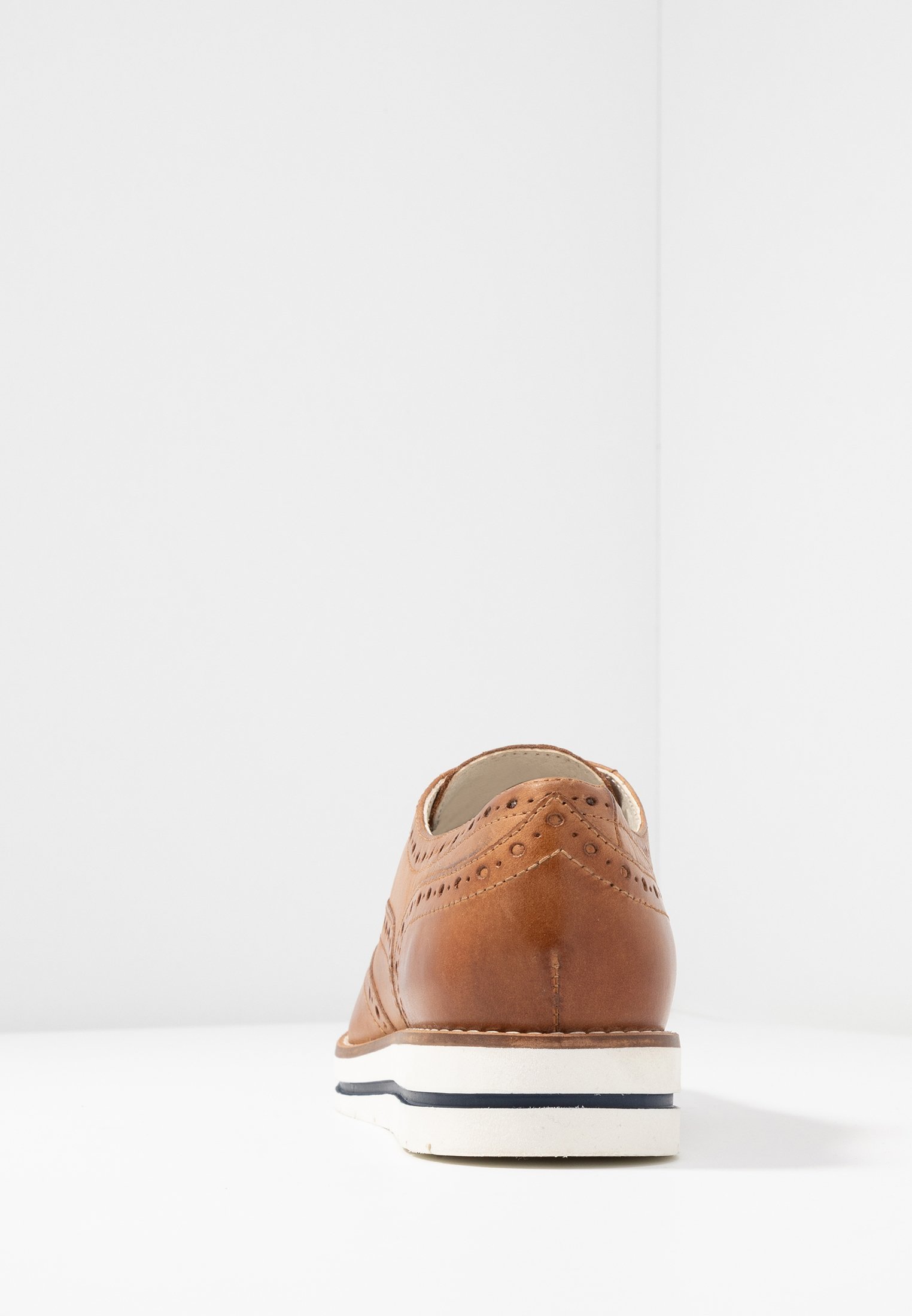 Anna Field LEATHER - Półbuty sznurowane casualowe - koniak