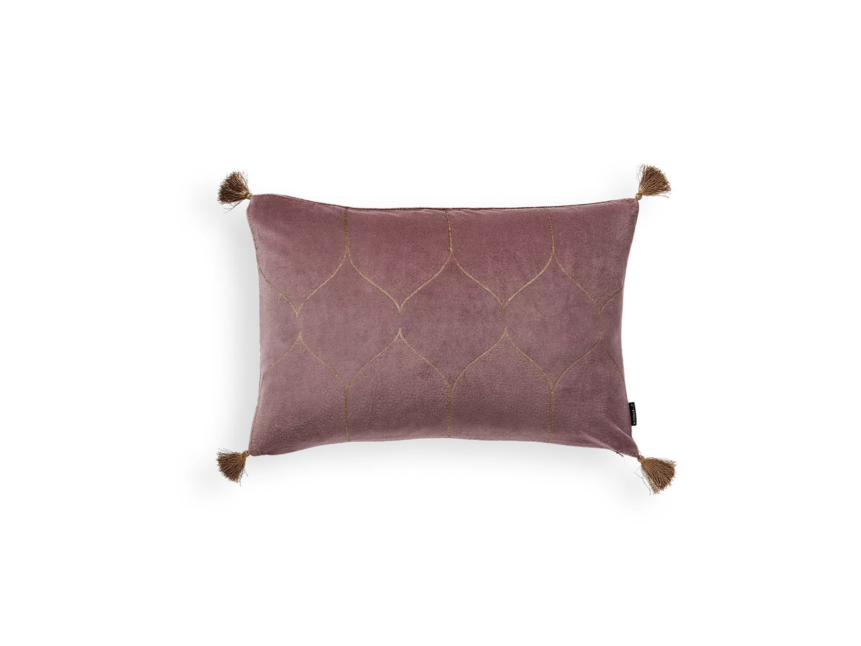 Vellore pamučna baršunasta jastučnica 60x40cm vintage roza