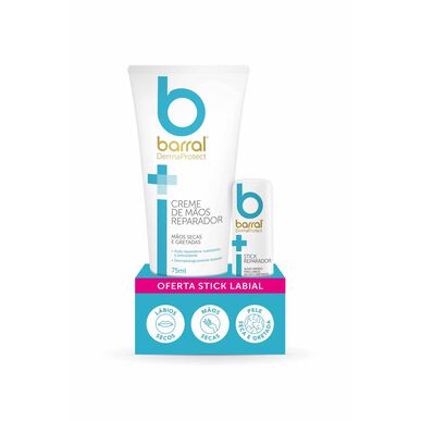 Barral Korjaava käsivoide ja huulirasva 75 ml 4,8 g 75 ml 4,8 g
