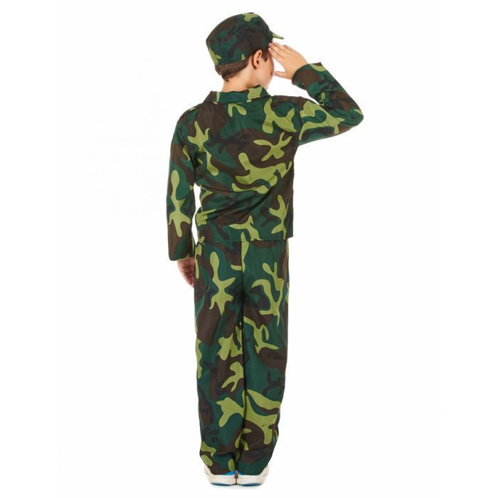 Fantasia - Fantasia Militar Camuflada Infantil