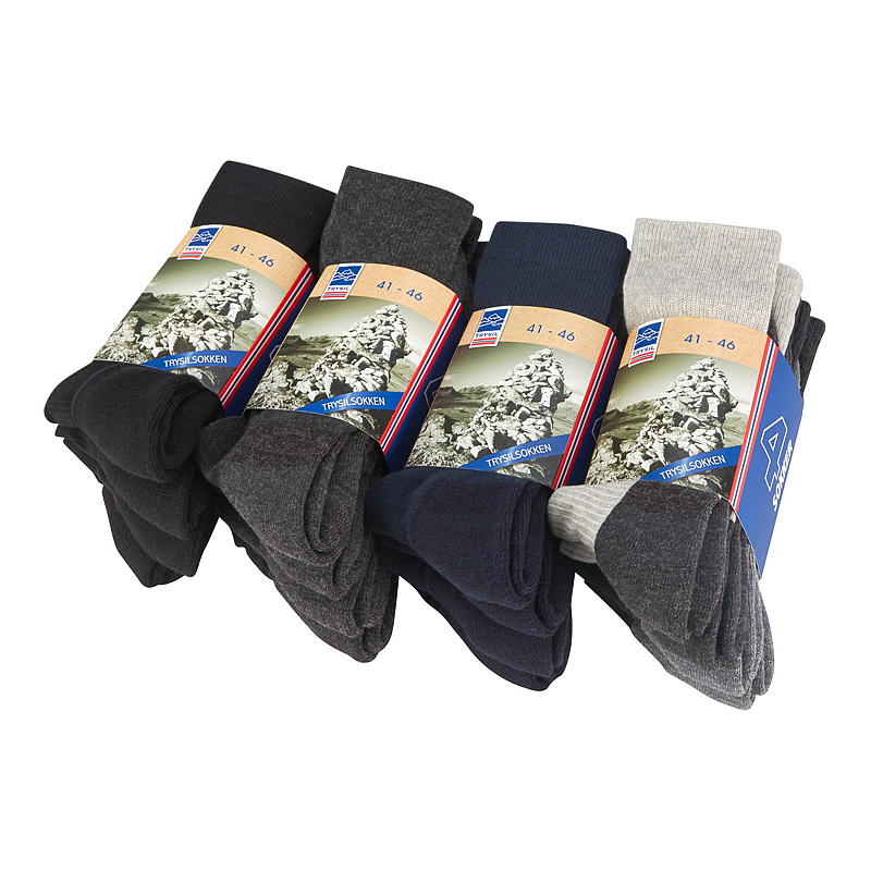 Trysil Trysil strumpor 4-pack storlek 41/46 Bra och varma