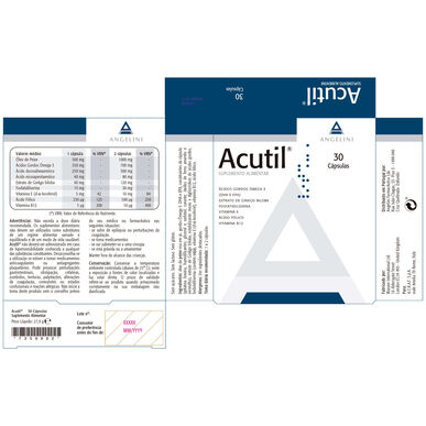 Acutil aivojen suorituskykyä parantava lisäravinne Acutil 30 tablettia 30 tablettia