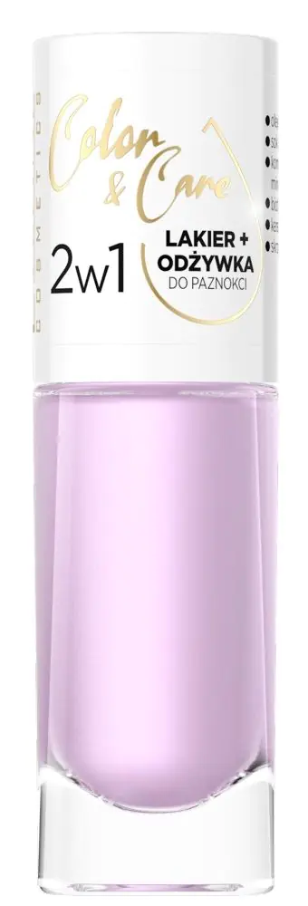 Eveline Color & Care Lakier do paznokci z formułą pielęgnującą 125