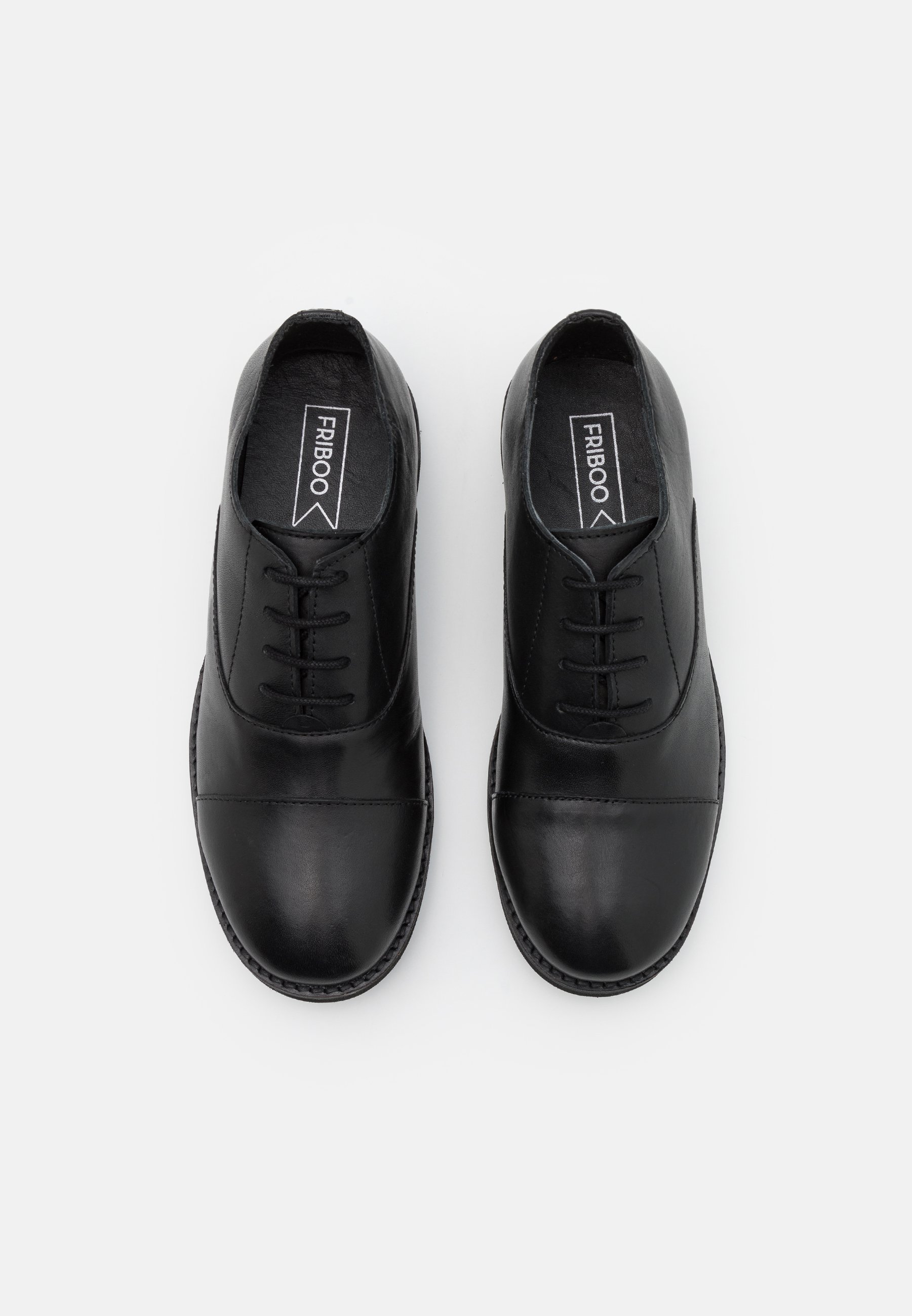 Friboo PELLE - Scarpe stringate - nere