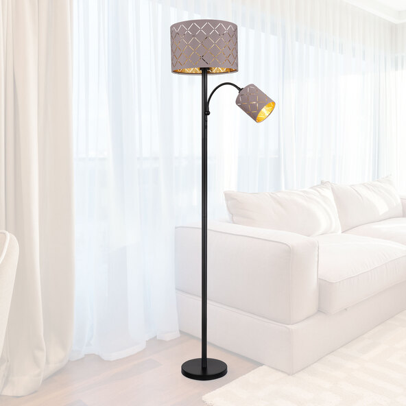 Lampă de podea 15584S4LMDS, inclusiv bec