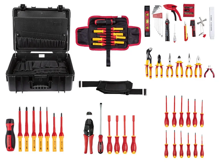 PARKSIDE® Coffret d'outils d'electricien, 83 deler