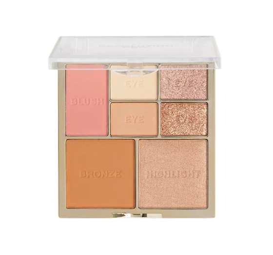 Revolution Pro Iconic paleta do makijażu oczu i twarzy Light Medium 12g