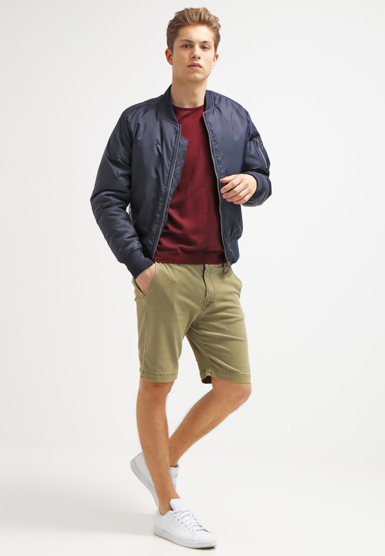 Urban Classics BASIC - Giacca bomber - blu navy