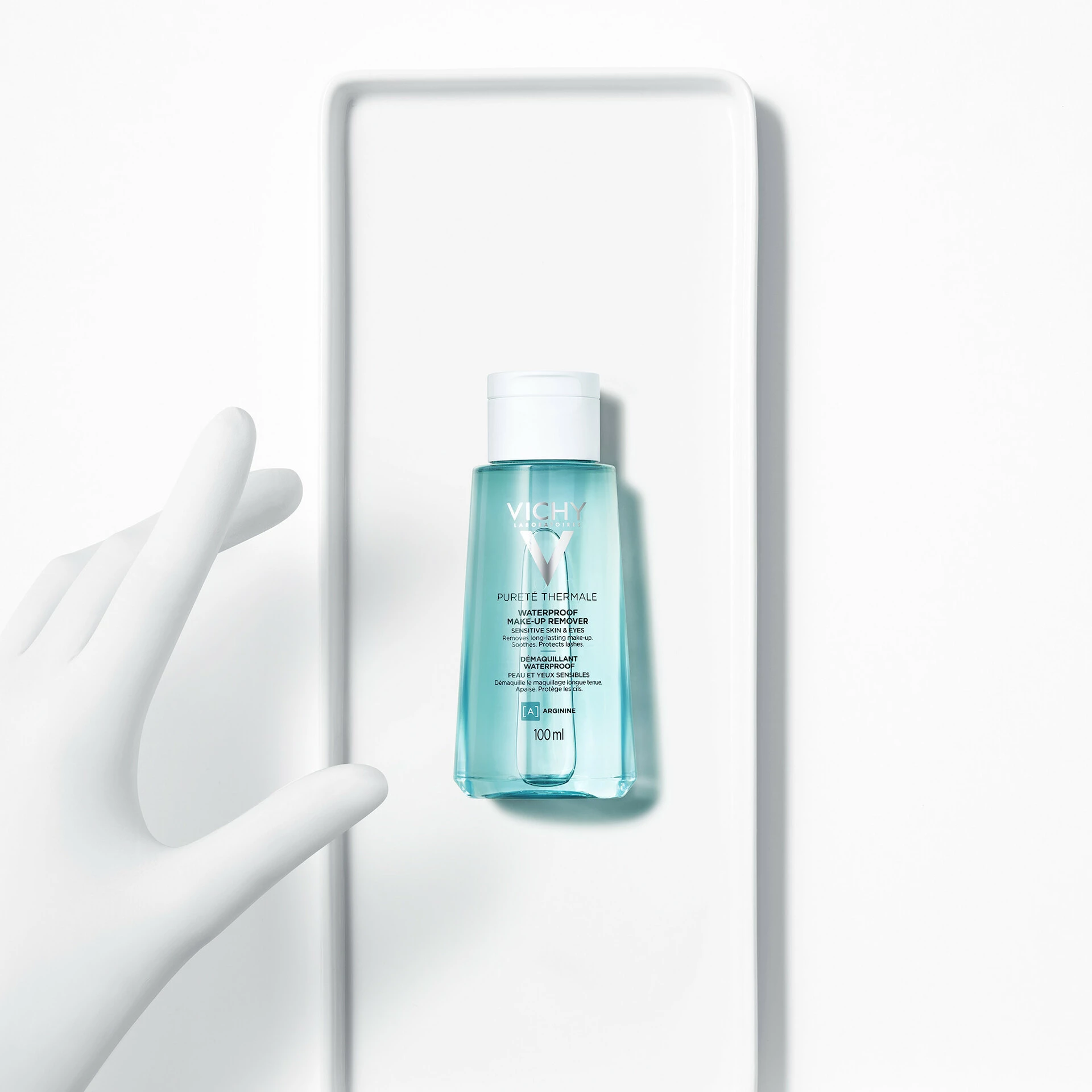 Pureté termalni dvofazni skidač vodootporne šminke s očiju 100 ml - Vichy