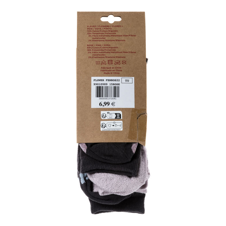 Chaussettes et collants Femme Rose