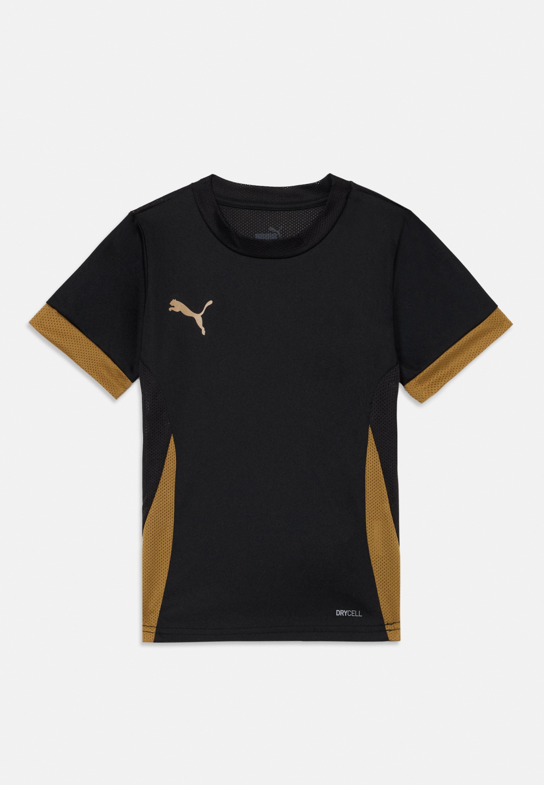 Puma TEAMGOAL MATCHDAY - Sport T-shirt - zwart/goudkleurig