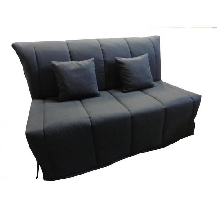 Sofá-cama conversível FLO preto, 160*200cm, com colchão de conforto BULTEX incluído.