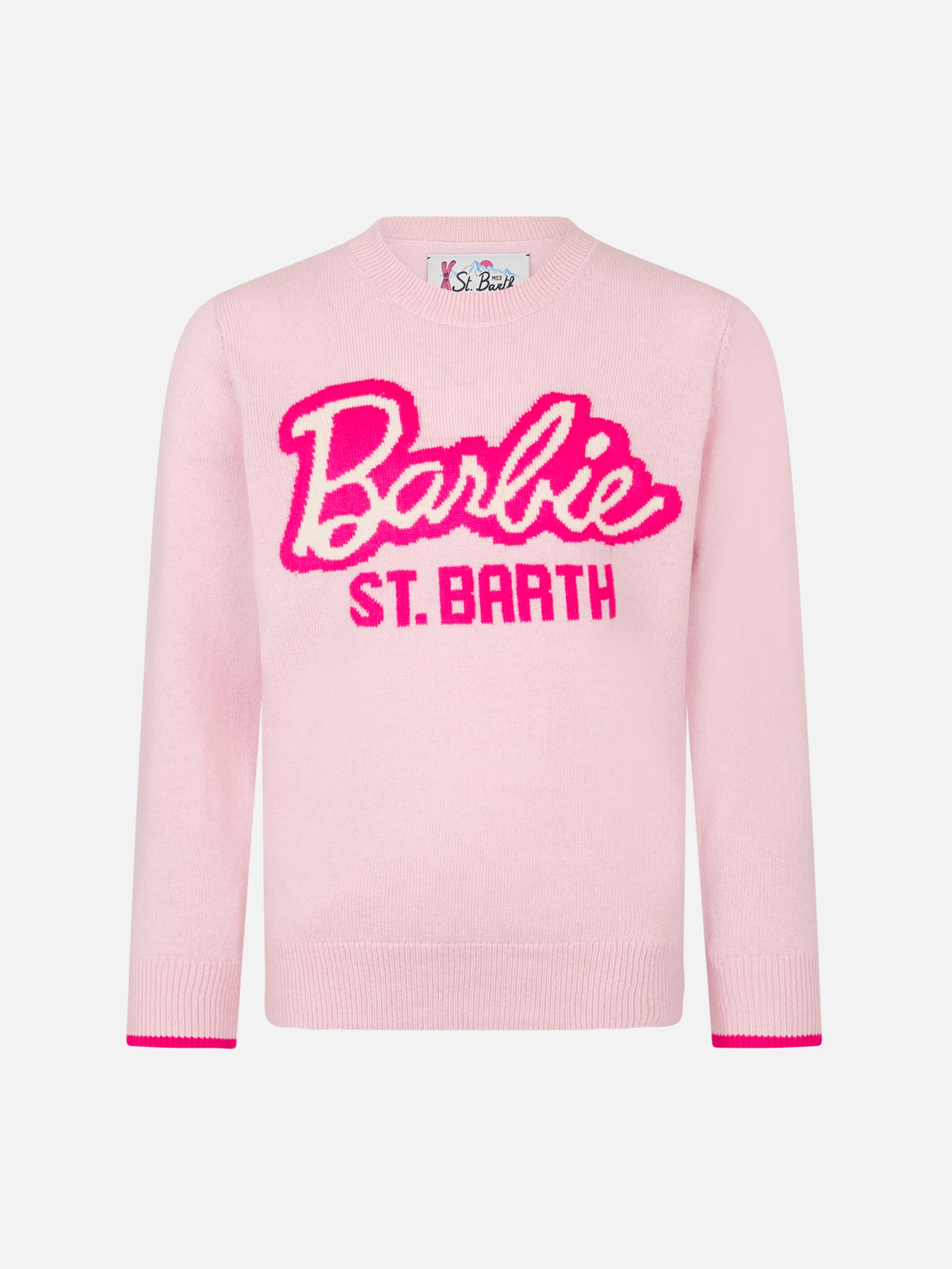 Roze trui met ronde hals voor meisjes met Barbie-print | SPECIALE EDITIE