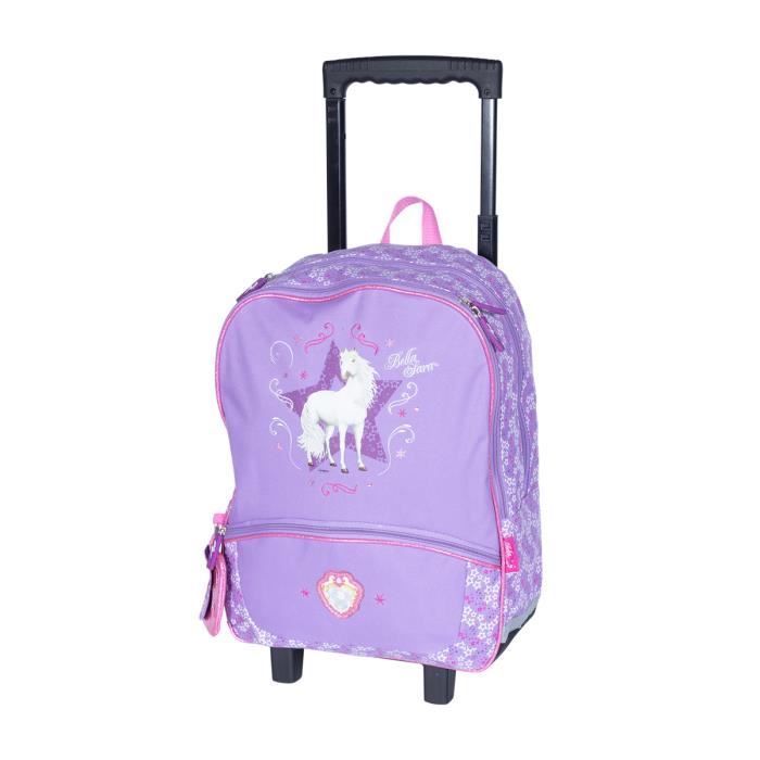 Rolling Backpack - BELLA SARA - Purple - Magical - 35cm x 43cm x 16cm - 1.5kg