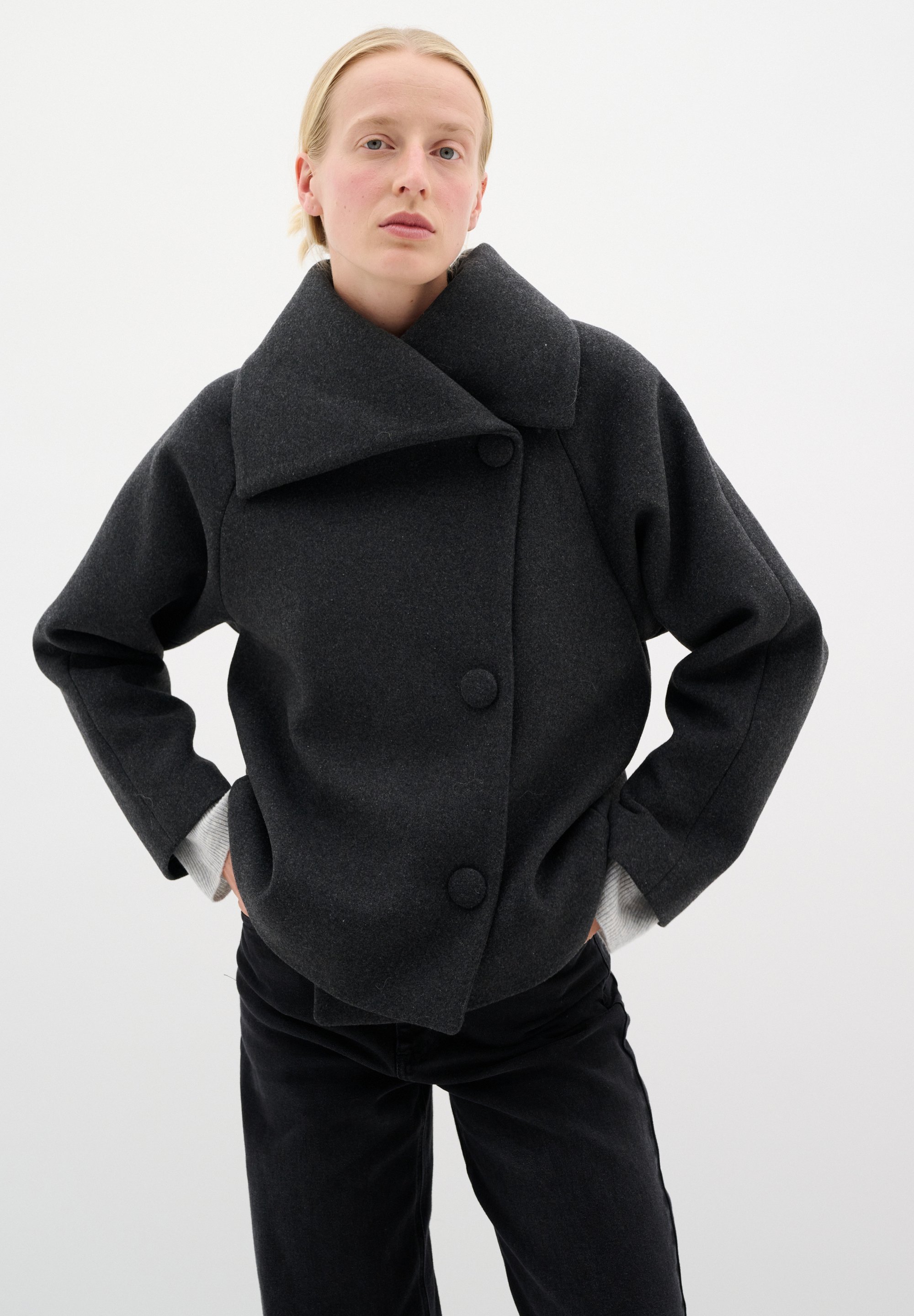 InWear PERRY - Lichte jas - donkergrijs gemêleerd