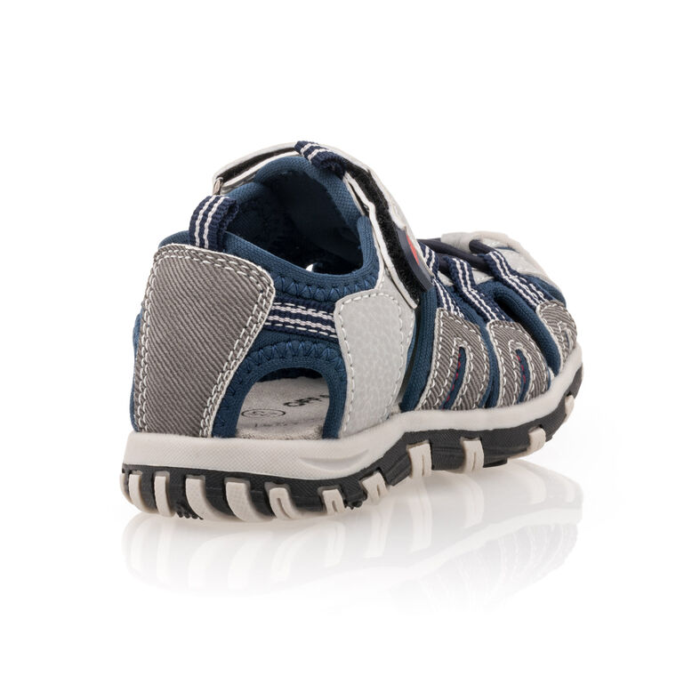 Sandalias grises para niño / Zapatos de punta abierta