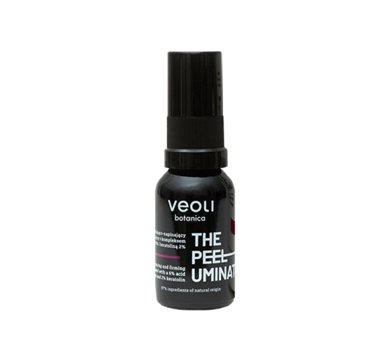 Veoli Botanica The Peeluminator rozświetlająco-napinający peeling pod oczy 15 ml