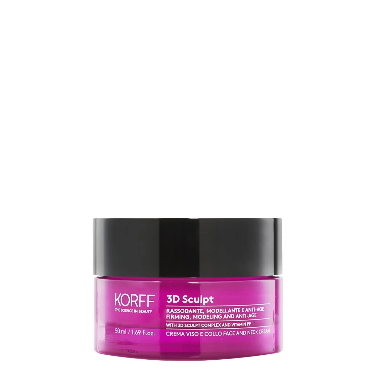 KORFF Korff 3D Sculpt gezichts- en halscrème 50 ml, verstevigend en vormgevend