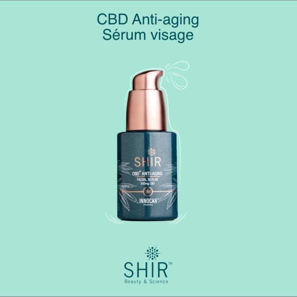 SHIR BEAUTY Serum visage anti-âge concentré en CBD