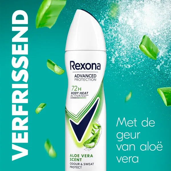 Rexona sievietēm paredzētais Advanced Protection alvejas antiperspiranta aerosols 150 ml