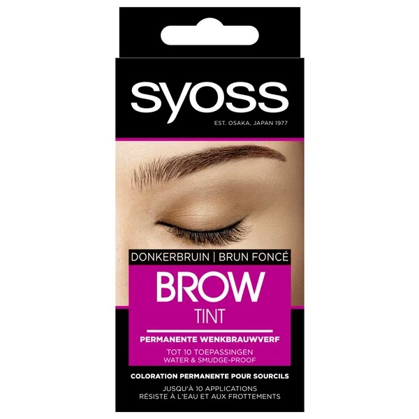 Syoss Brow Tint тамно смеђа трајна боја за обрве